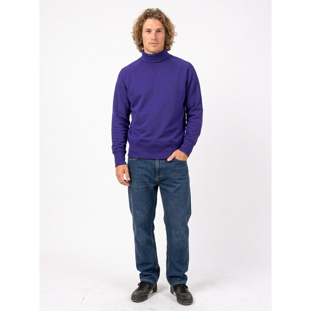 Champion x Todd Snyder Turtleneck Sweatshirt Mens Medium Purple 100% Cotton